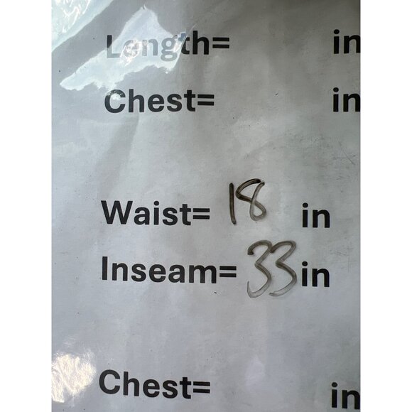 !1T Jeans Size 34 Long Distressed Straight Leg Denim Frayed Hem Blue Cotton Y2K - Picture 6 of 10